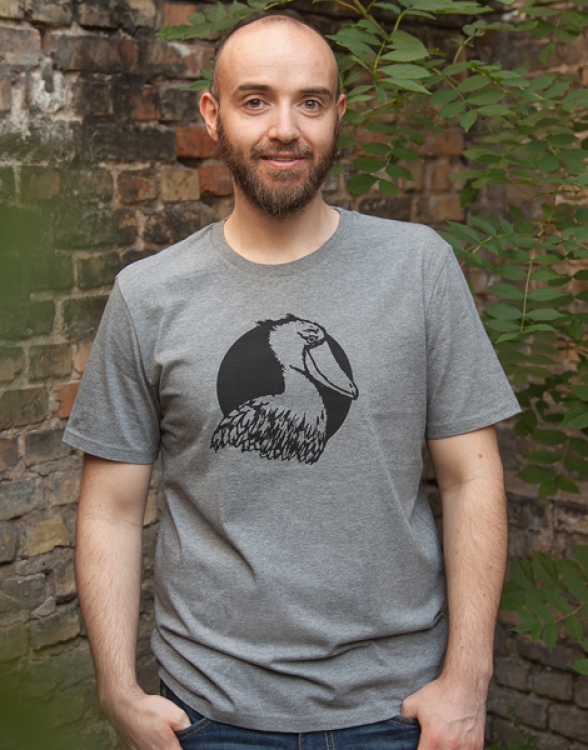 päfjes - Sally Schuhschnabel - Fair Wear Männer Bio T-Shirt - Heather Grey