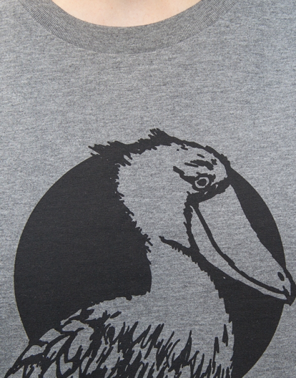 päfjes - Sally Schuhschnabel - Fair Wear Männer Bio T-Shirt - Heather Grey