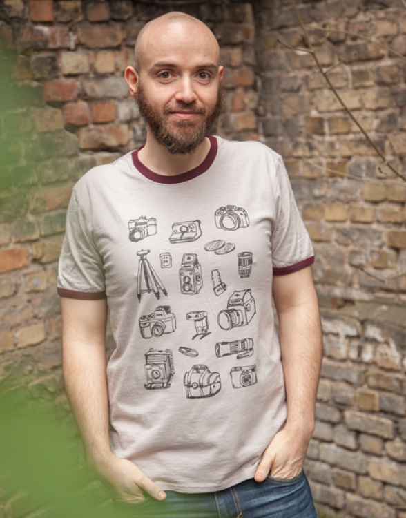 Hund Wilson Wuff - päfjes Ringer Unisex T-Shirt - Fair gehandelt aus Baumwolle Slub - Bio