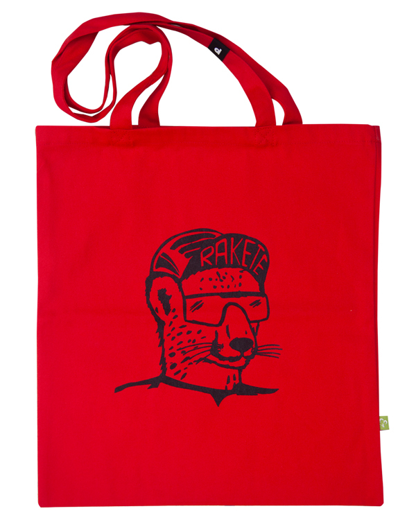 päfjes - Gravel - Waschbär die Maschine - Feste Baumwolltasche 340