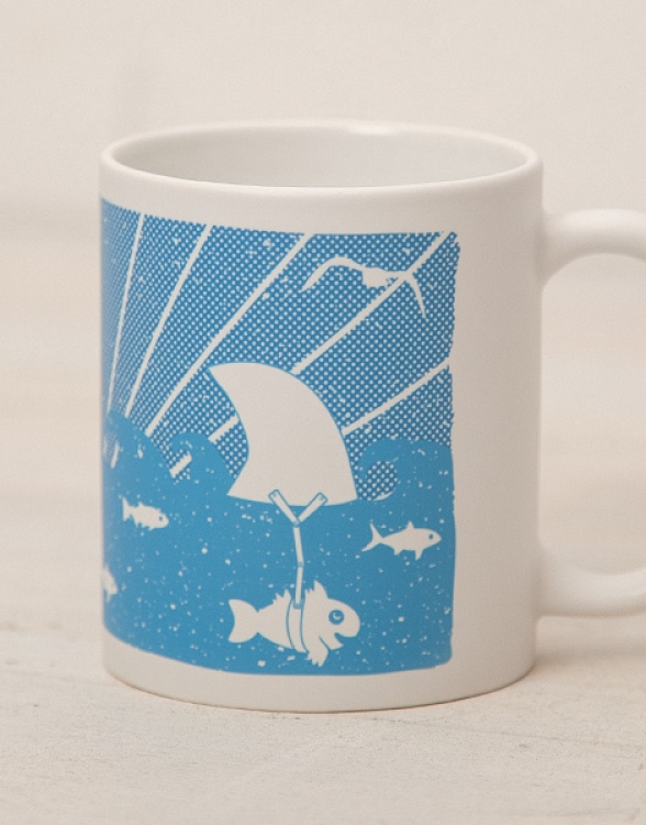 Fin Flosse - Tasse - Blau