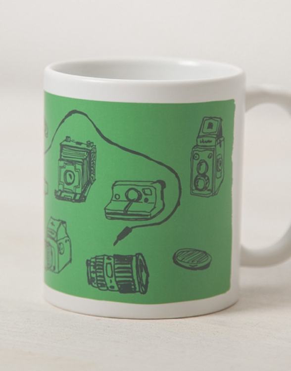 Fotokameras - Tasse - Grün