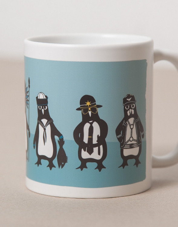 YMCA Pinguin Pauls - Tasse - Blau