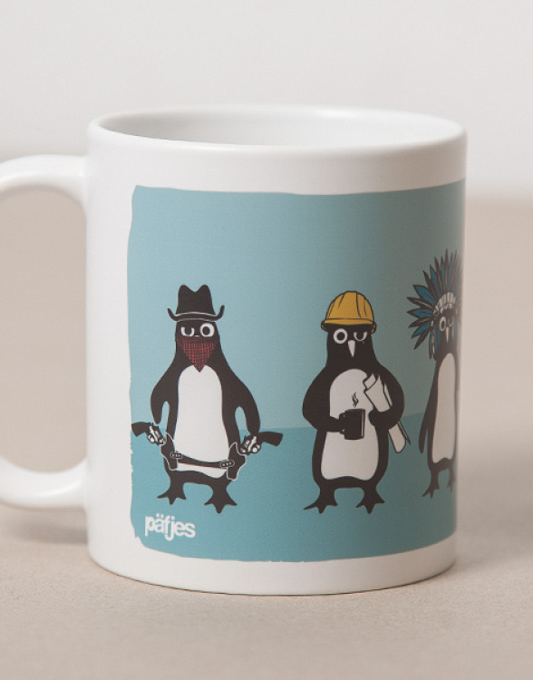 YMCA Pinguin Pauls - Tasse - Blau