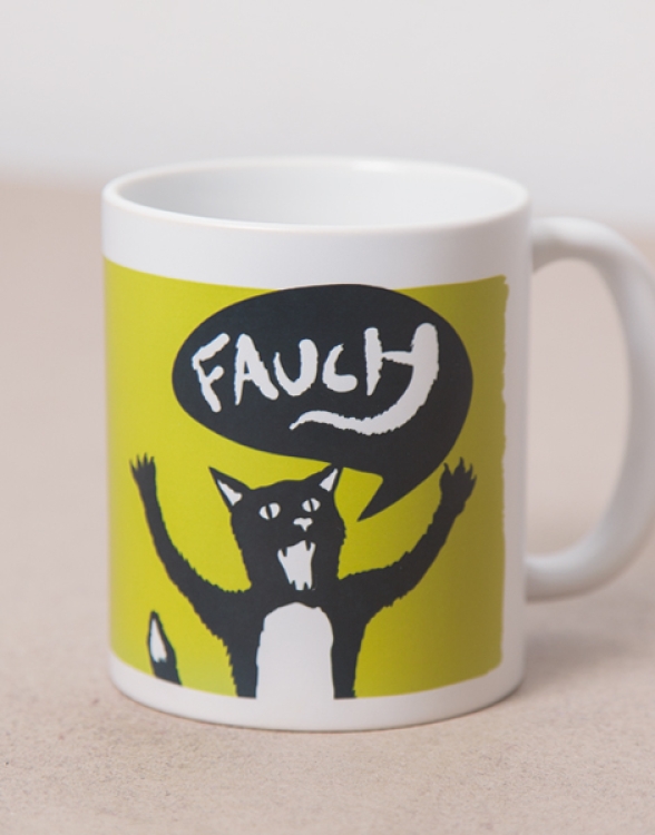 Kater Ferdinand Fauch - Tasse - Limegreen