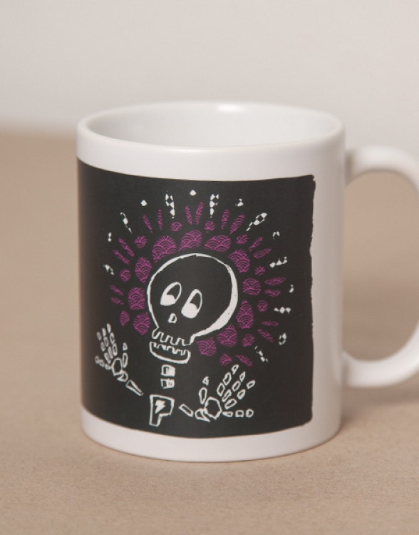 Día de los Muertos - Skull - Tasse - Schwarz