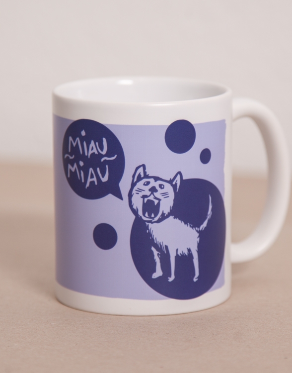 päfjes - Mimi Miau Miau - Tasse - Lila